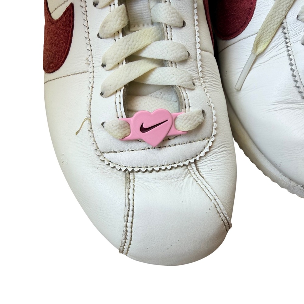 Nike Cortez Valentines Day 2024 Sail Red Heart FZ5167-133 Womens Size 8 - Picture 4 of 8